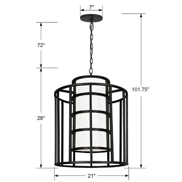 Crystorama Lighting - Six Light Chandelier - Chandelier - Hulton - Six Light