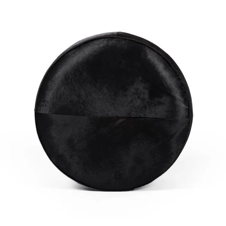 Aldora Round Ottoman - Natural Boucle