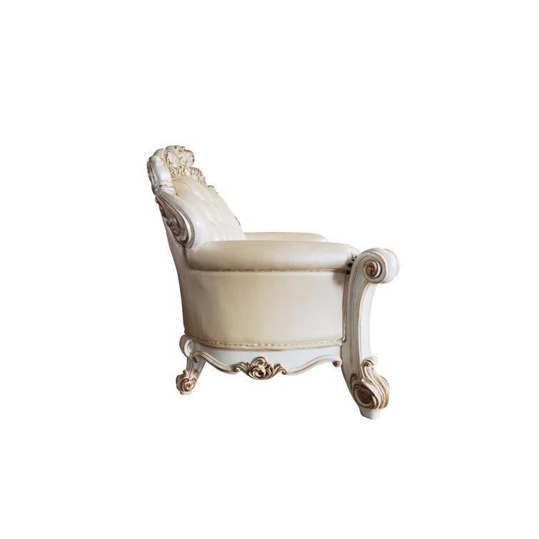 A&J Homes Studio Vendome 69.6'' Faux Leather Loveseat