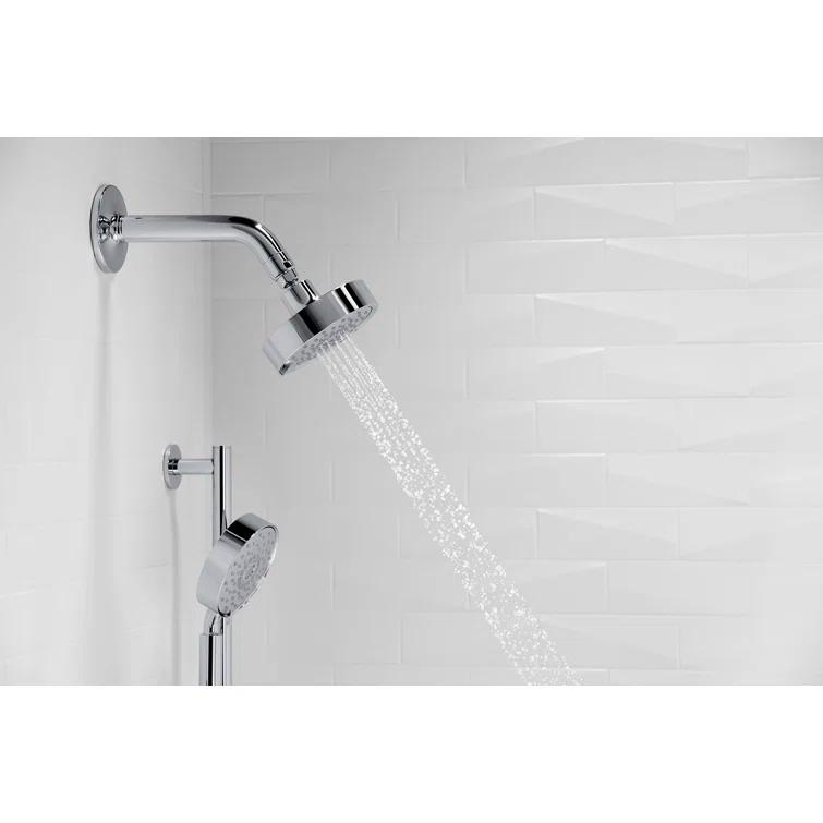 Kohler Purist 2.5 Gpm Multifunction Wall Mount Showerhead, Three Spray Settings, 5.5" High Pressure Spray Head