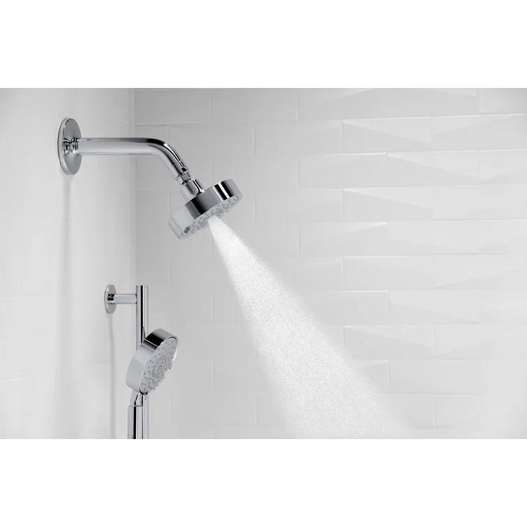 Kohler Purist 2.5 Gpm Multifunction Wall Mount Showerhead, Three Spray Settings, 5.5" High Pressure Spray Head