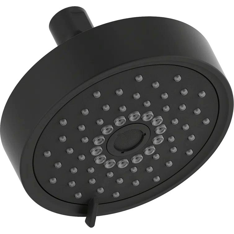 Kohler Purist 2.5 Gpm Multifunction Wall Mount Showerhead, Three Spray Settings, 5.5" High Pressure Spray Head