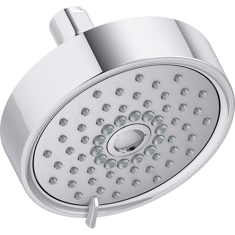 Kohler Purist 2.5 Gpm Multifunction Wall Mount Showerhead, Three Spray Settings, 5.5" High Pressure Spray Head