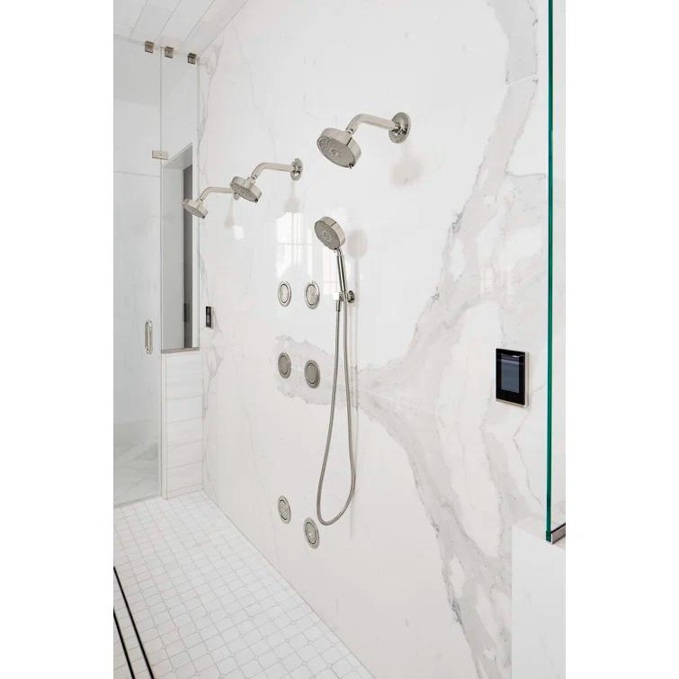 Kohler Purist 2.5 Gpm Multifunction Wall Mount Showerhead, Three Spray Settings, 5.5" High Pressure Spray Head