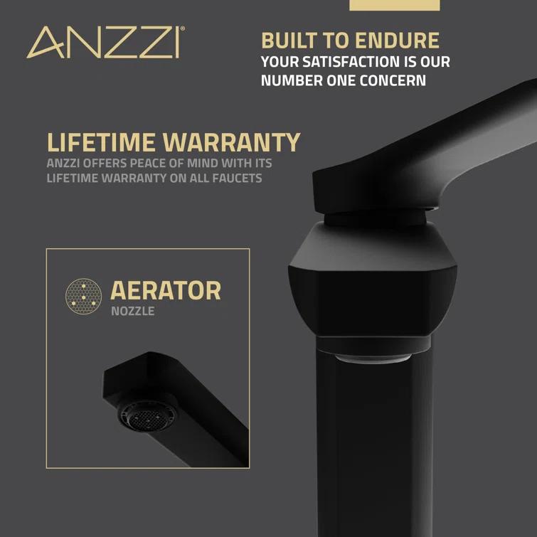 Single-Hole Single-handle Bathroom Faucet with Drain Assembly