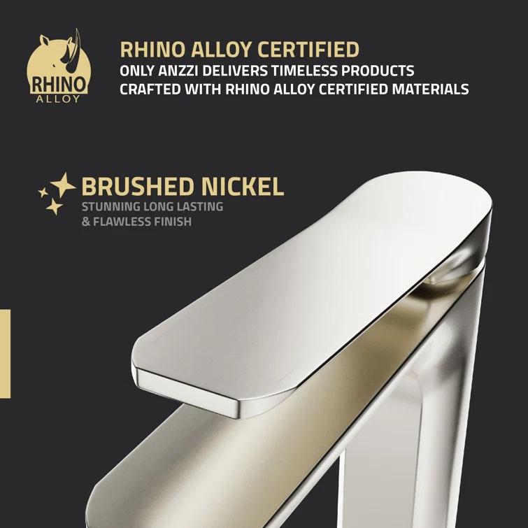 Single-Hole Single-handle Bathroom Faucet with Drain Assembly