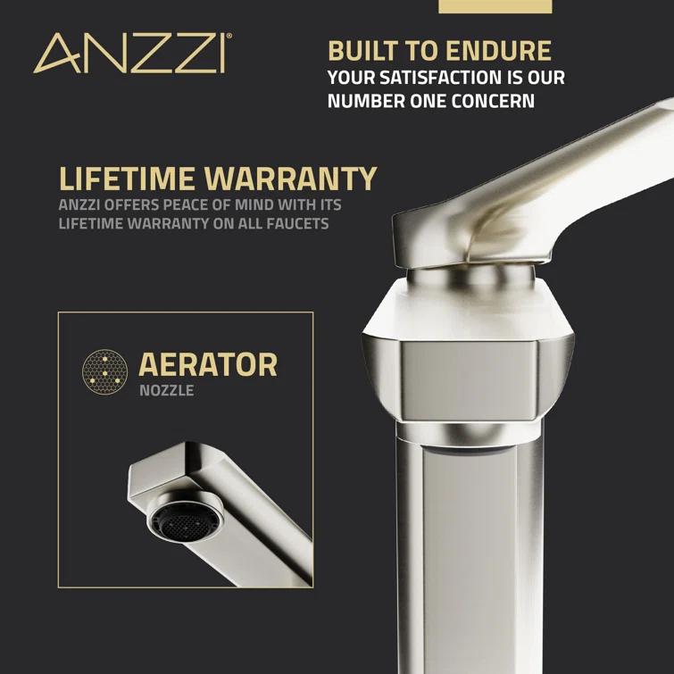 Single-Hole Single-handle Bathroom Faucet with Drain Assembly