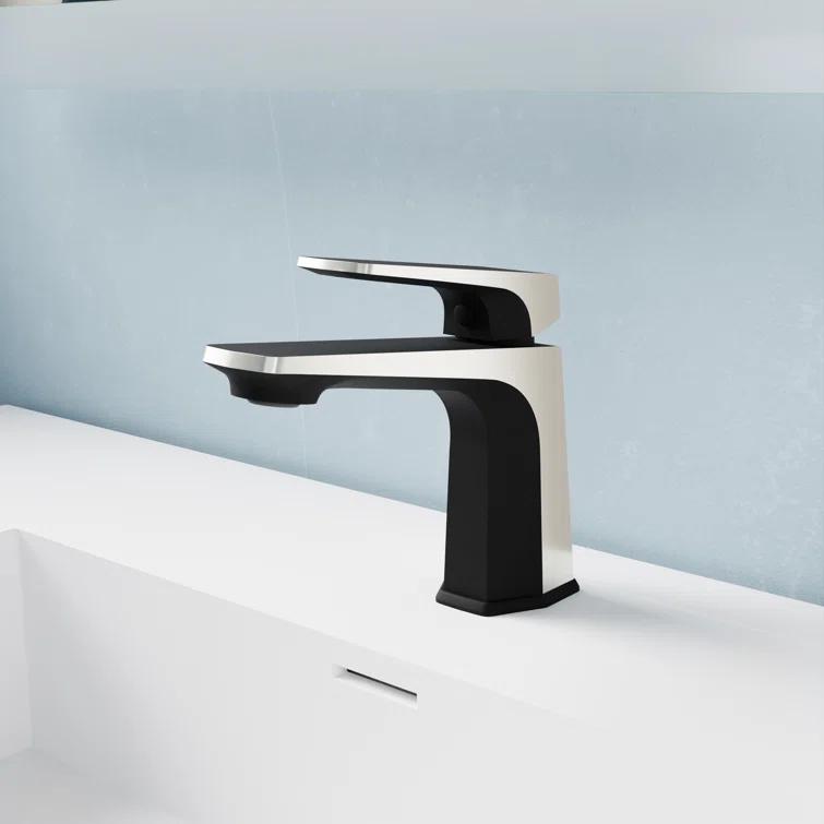 ANZZI L-AZ903MB-BN Single-Hole Single-handle Bathroom Faucet with Drain Assembly