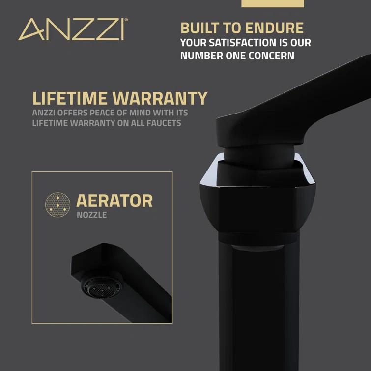 Single-Hole Single-handle Bathroom Faucet with Drain Assembly