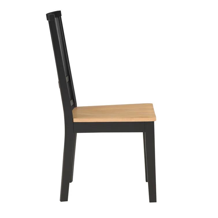 Lixy Solid Wood Slat Back Side Chair