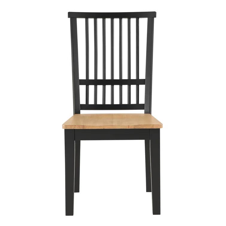 Lixy Solid Wood Slat Back Side Chair