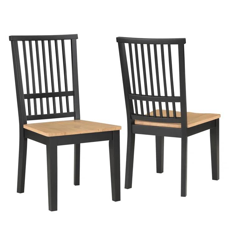 Lixy Solid Wood Slat Back Side Chair