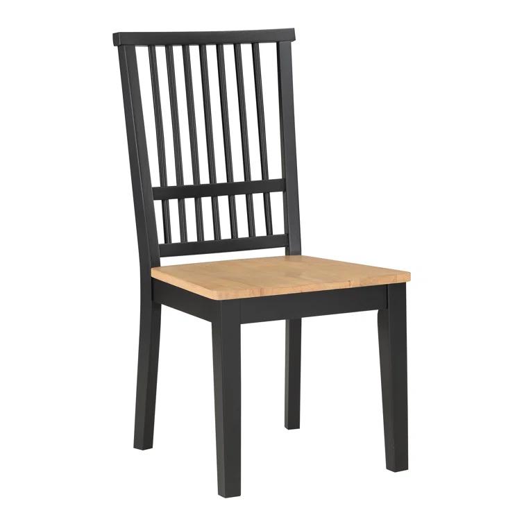 Lixy Solid Wood Slat Back Side Chair