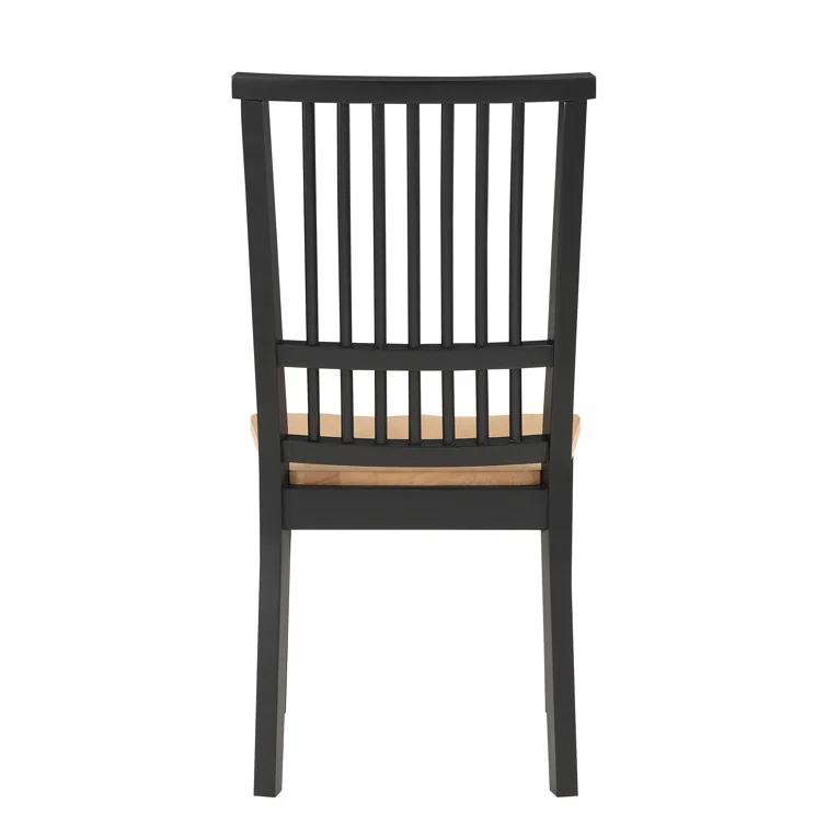 Lixy Solid Wood Slat Back Side Chair