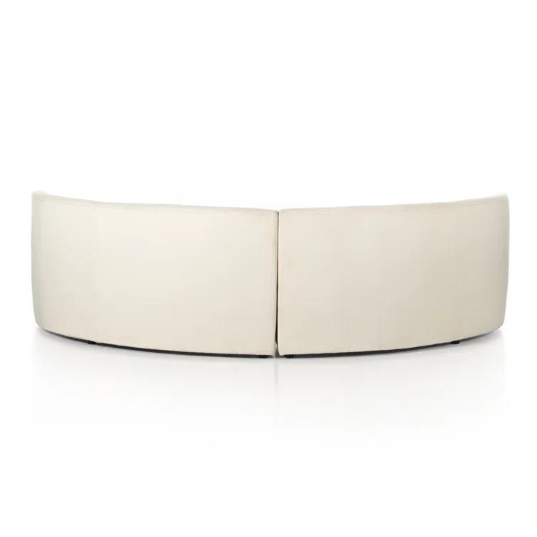 Kaylani Dining Bench - Ivory Performance Fabric