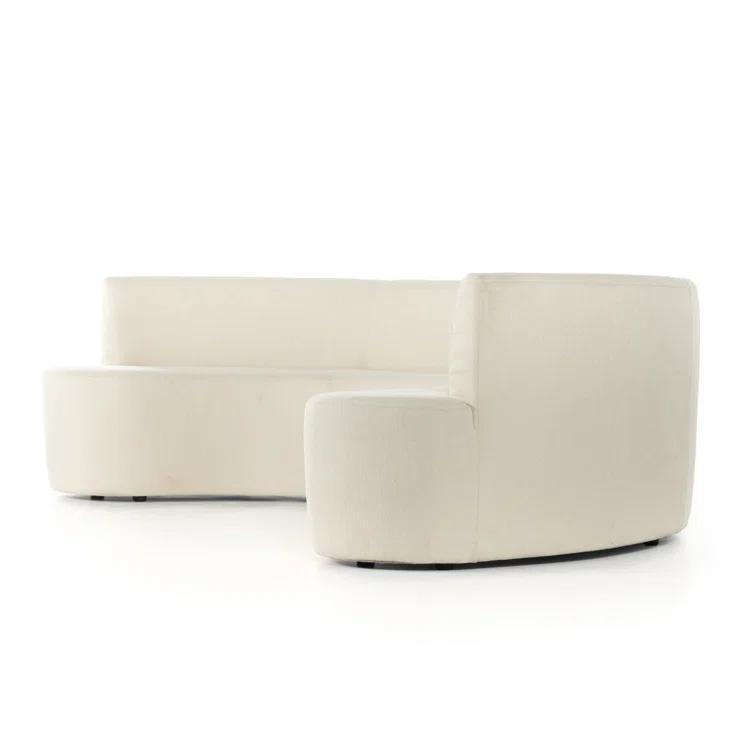 Kaylani Dining Bench - Ivory Performance Fabric