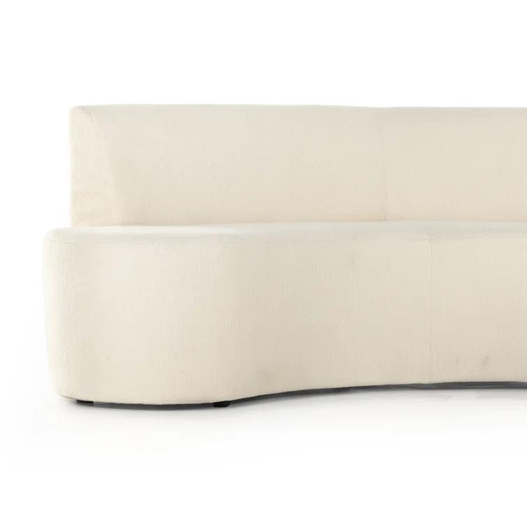 Kaylani Dining Bench - Ivory Performance Fabric