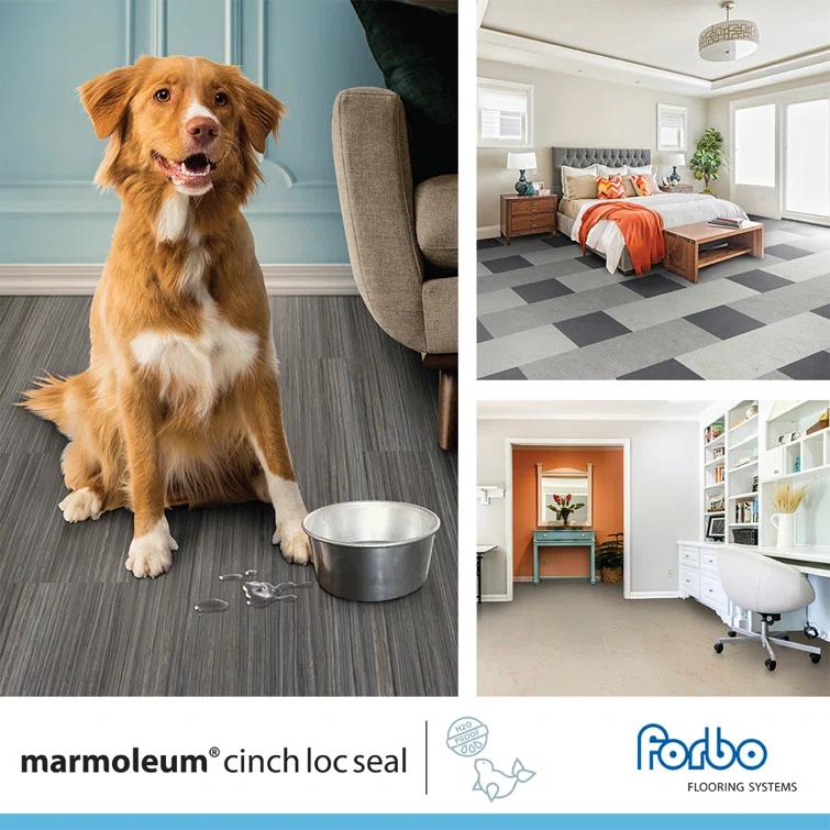 Forbo Marmoleum Cinch Loc Seal 11.81” x 35.43” x 9.9mm Flooring