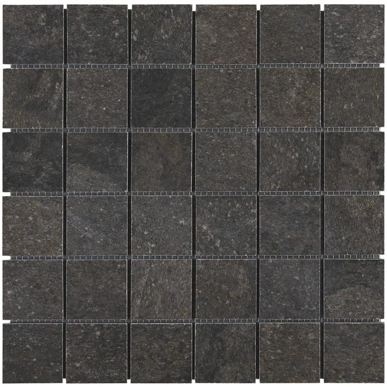 Dominion 11.81" x 11.81" Matte Porcelain Floor & Wall Mosaic Tile (0.97 Sq. Ft./Each)
