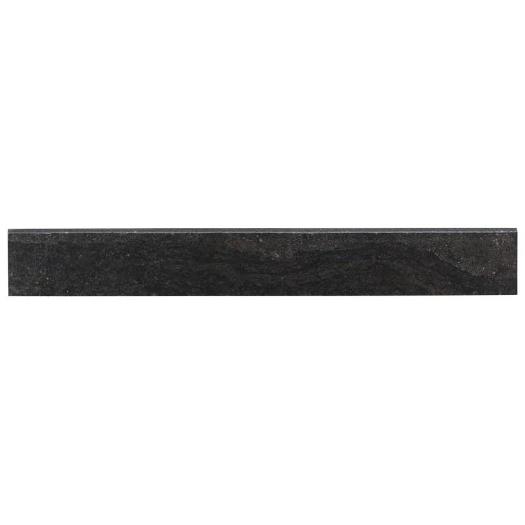 Dominion 3.14 in. x 23.62 in. Matte Limestone Look Porcelain Bullnose Trim