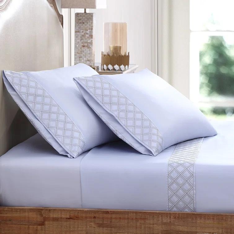 California King Charcoal Egyptian Cotton Sheet Set