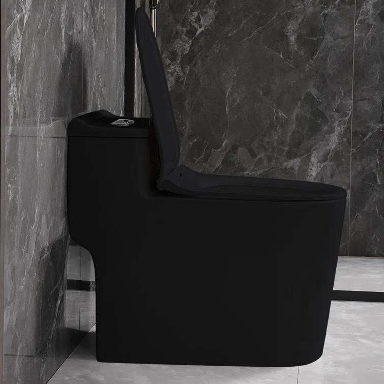 SouNor 1.6 Gallons GPF Elongated Chair Height Floor Mounted One-Piece Toilet (Seat Included)