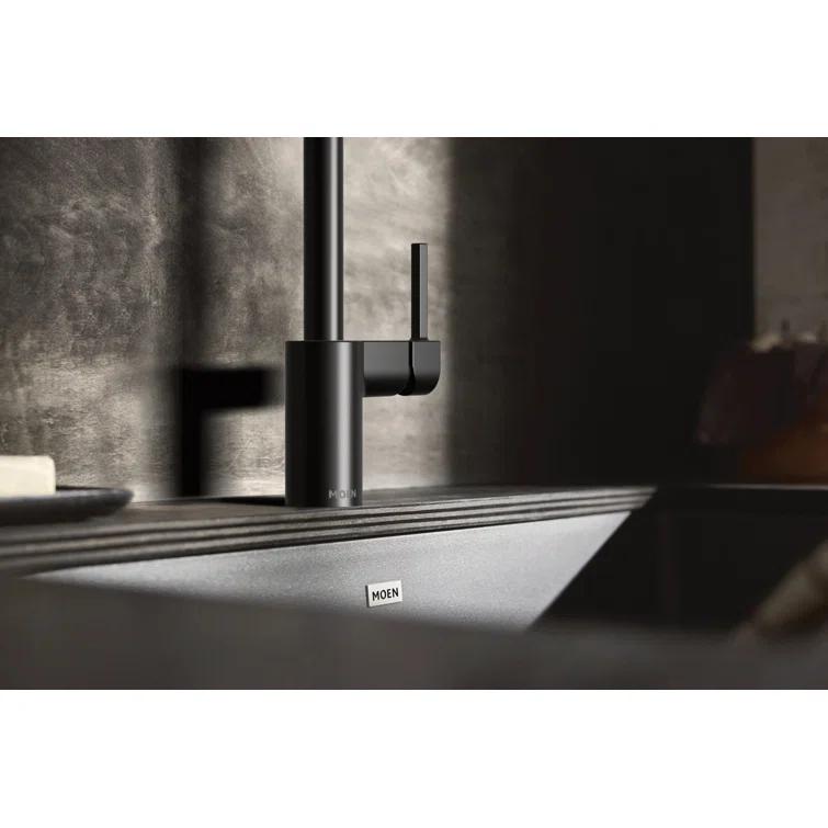 Moen Align One Handle Modern Kitchen Pulldown Faucet with Reflex and Power Clean Technology