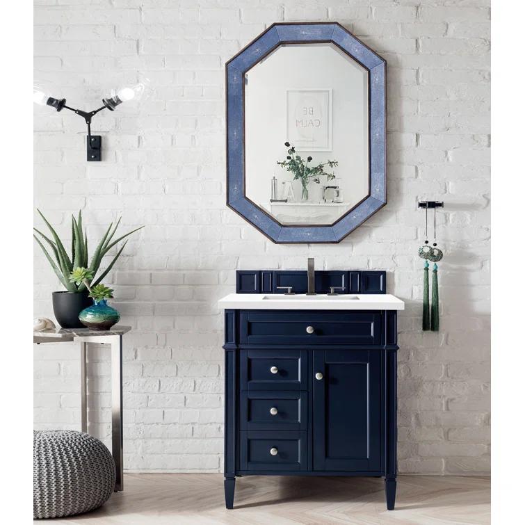 Victory Blue 30'' Freestanding Plywood Single Vanity