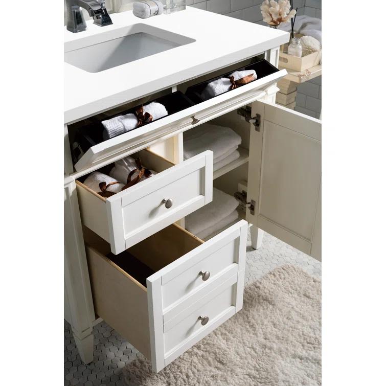 Bright White 36" Single Freestanding Bathroom Vanity
