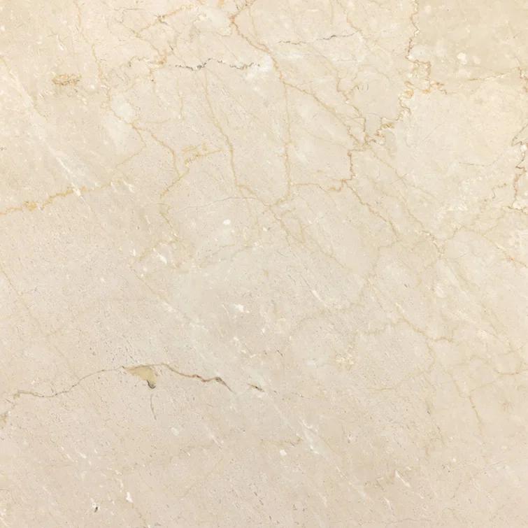 Belle Round Cream Marble Dining Table