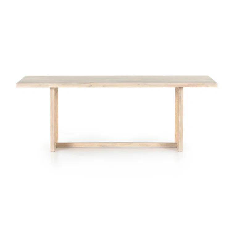 Yvette Woven Rectangle Dining Table (84")