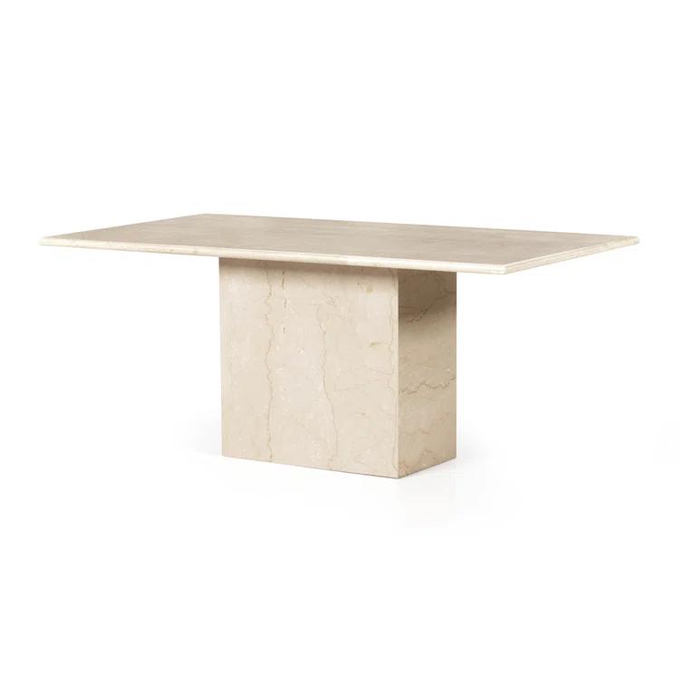 Leonel Dining Table - Cream Marble