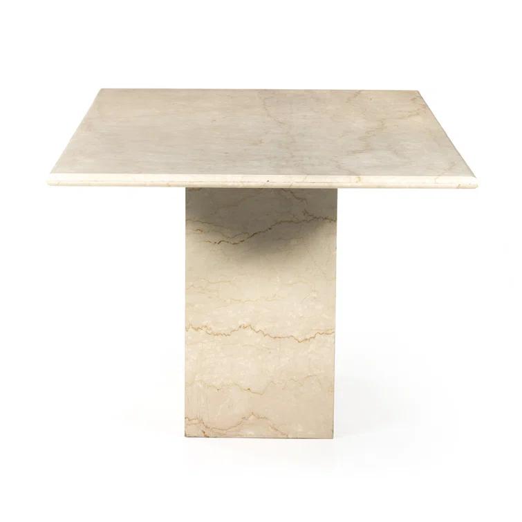 Leonel Dining Table - Cream Marble
