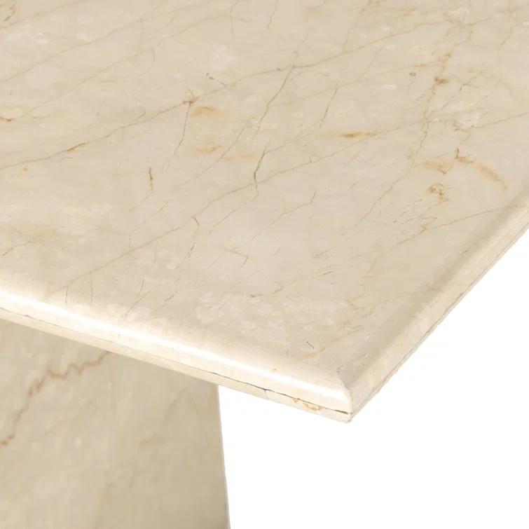 Leonel Dining Table - Cream Marble