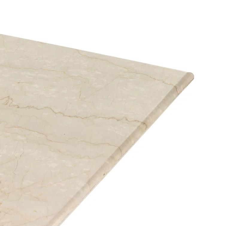 Leonel Dining Table - Cream Marble