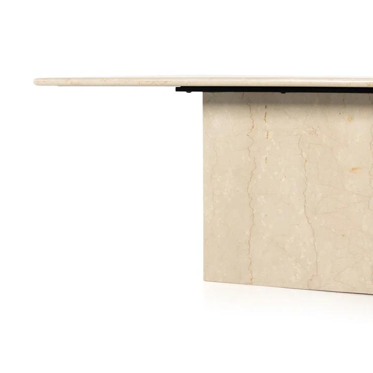 Leonel Dining Table - Cream Marble