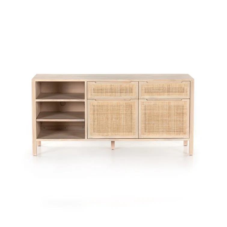 Dolores Cane Storage Cabinet (65")