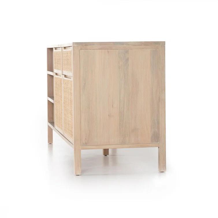 Dolores Cane Storage Cabinet (65")