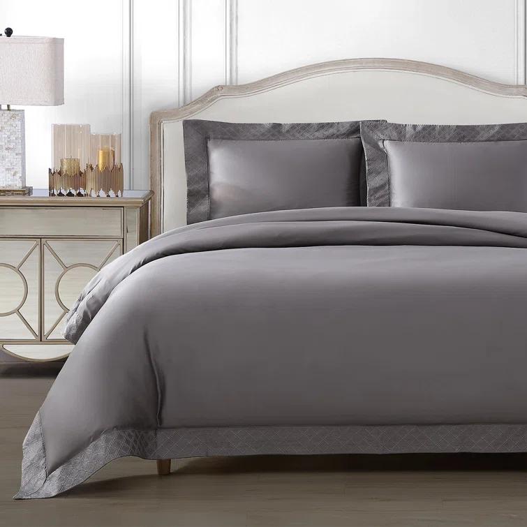Bebejan - Bebejan Hira Duvet Cover Set - Charcoal/Queen