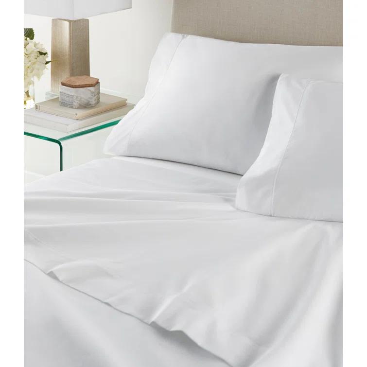 Peacock Alley Nile 300 Thread Count Egyptian-Quality Cotton Percale Pillowcases (Set of 2)