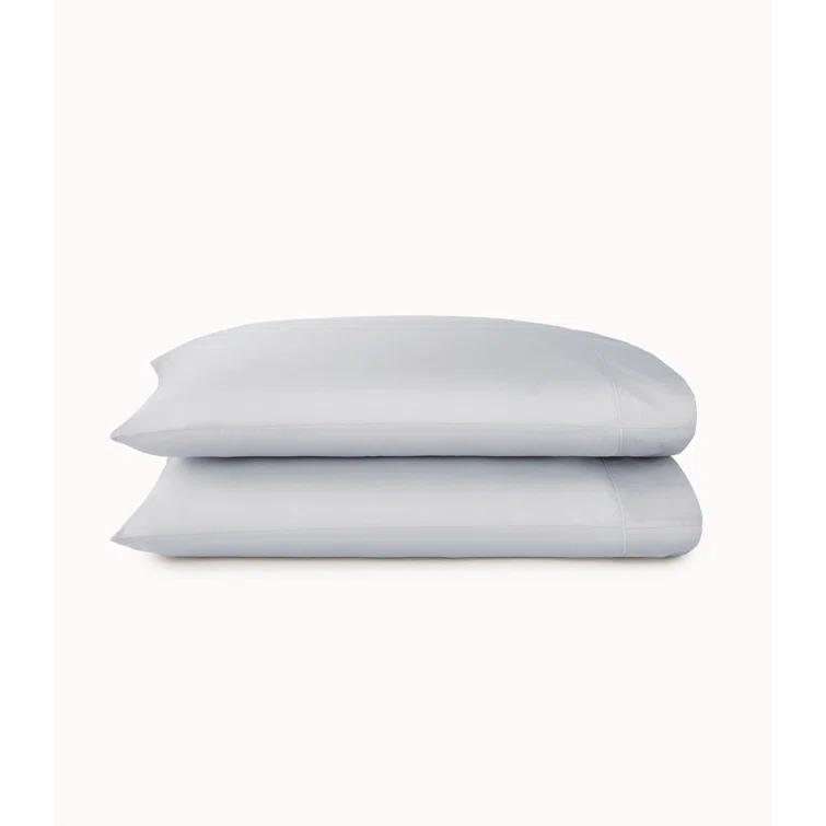 Misty Blue Egyptian-Quality Cotton Percale Standard Pillowcases