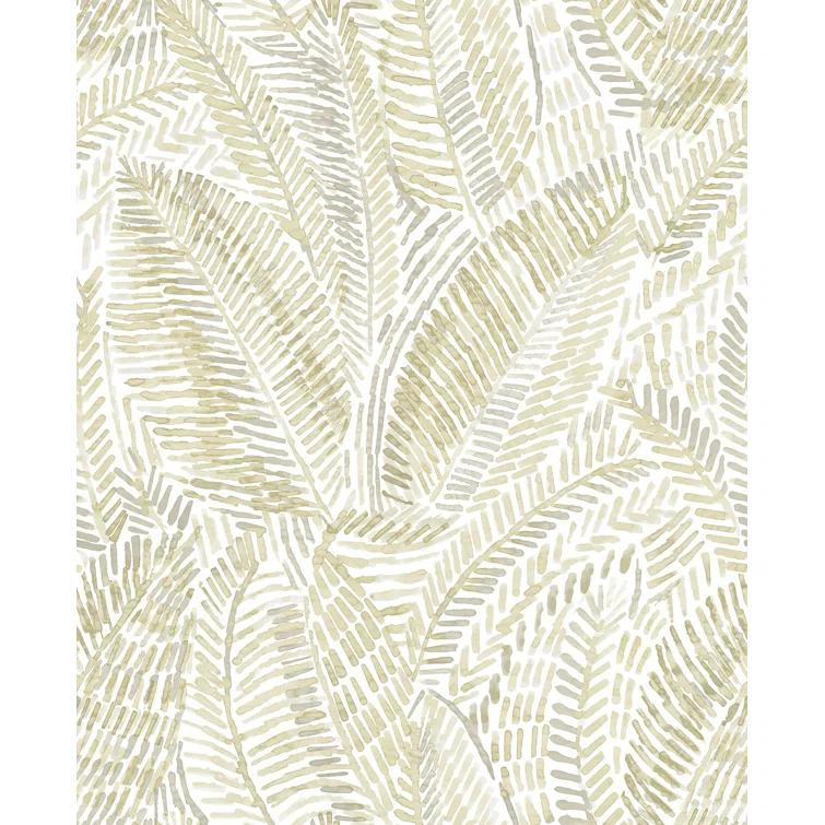 Fildia Honey Yellow Botanical Non-Pasted Wallpaper