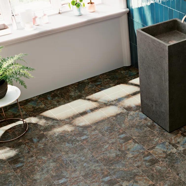 Supreme Tile Senzia Square 7.87 in. x 7.87 in. Matte Porcelain Marble look Floor and Wall Tile