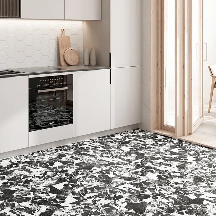Supreme Tile Senzia Square 7.87 in. x 7.87 in. Matte Porcelain Marble look Floor and Wall Tile