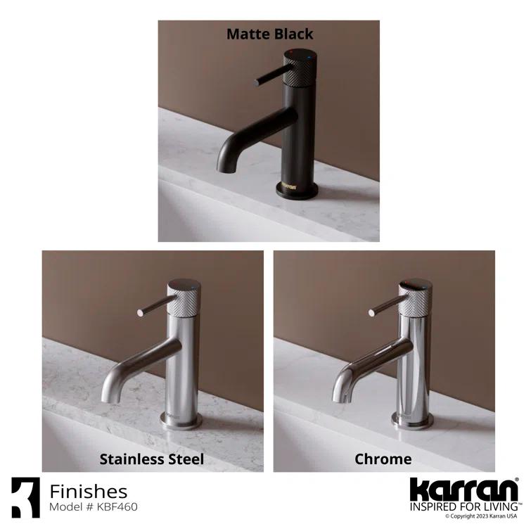 Tryst Single-Hole Single-handle Bathroom Faucet with Drain Assembly