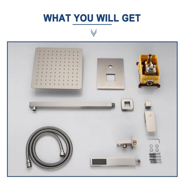 Pressure-Balanced (Temperature And Volume) All-In-One Kit with Rough in-Valve
