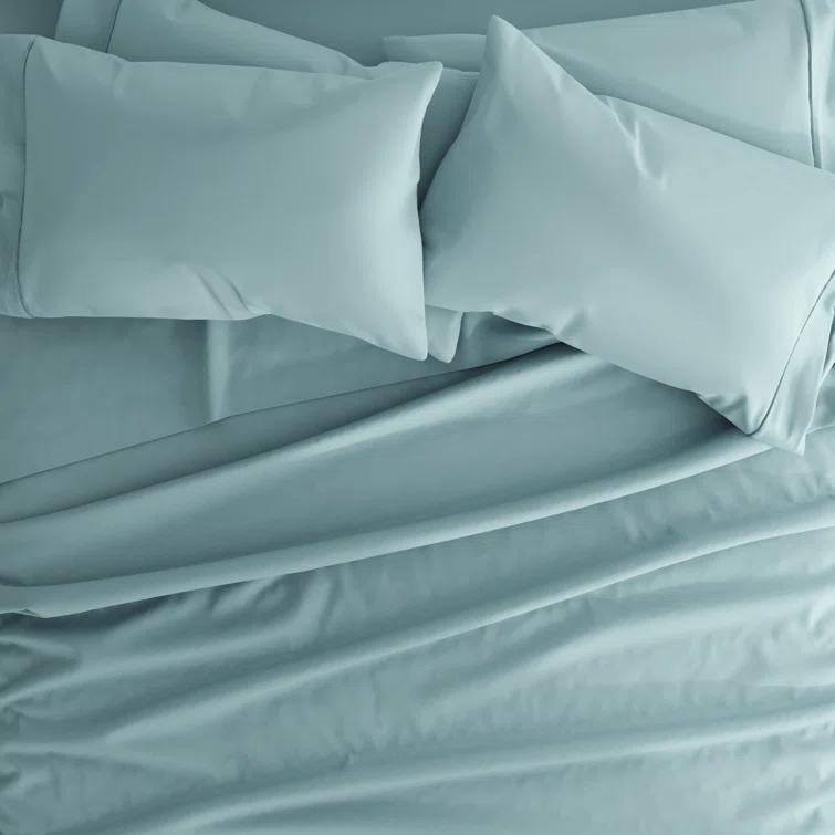 Simply Soft Brushed Microfiber Solid 6 Piece Sheet Set