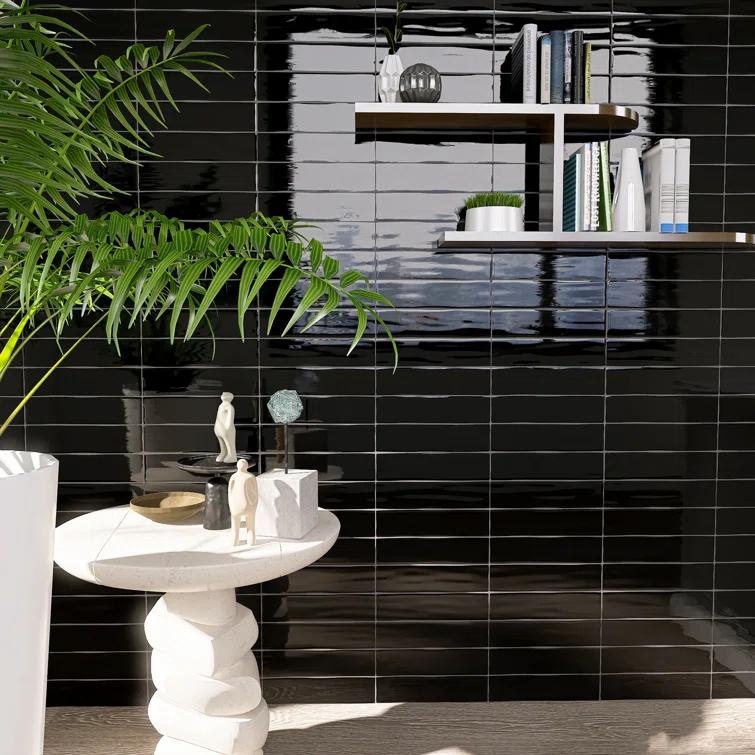 Kezma 3 in. x 12 in. Ceramic Subway Wall Tile