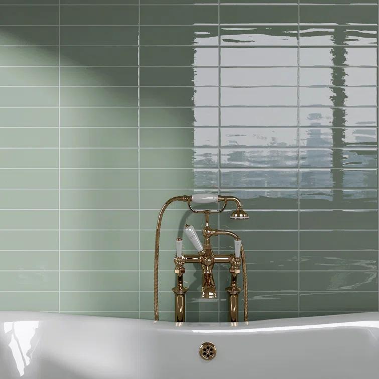 Zarati 2.95" x 11.81" Ceramic Wall Tile