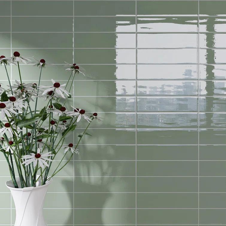 Zarati 2.95" x 11.81" Ceramic Wall Tile